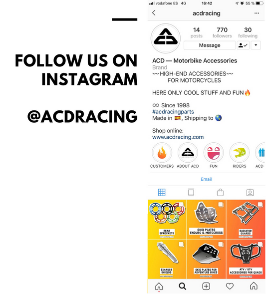 ACD RACING PARTS Instagram is live!